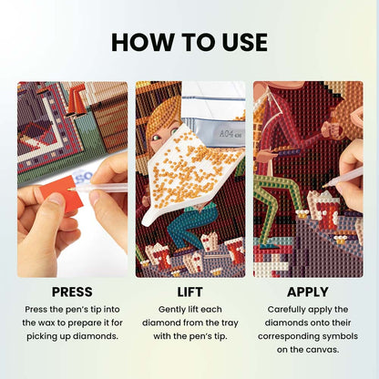 Diamond Painting Kits 20.7" x 15.6" / 53cm x 40cm The Big Bang Theory - Diamond Painting Kit