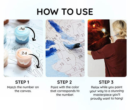 Animal Jigsaw Puzzle > Wooden Jigsaw Puzzle > Jigsaw Puzzle Without Frame You Shall Not Pass - Paint By Numbers Kit