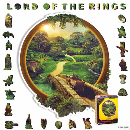 Animal Jigsaw Puzzle > Wooden Jigsaw Puzzle > Jigsaw Puzzle A4 + Wooden Gift Box The Shire - Wooden Jigsaw Puzzle