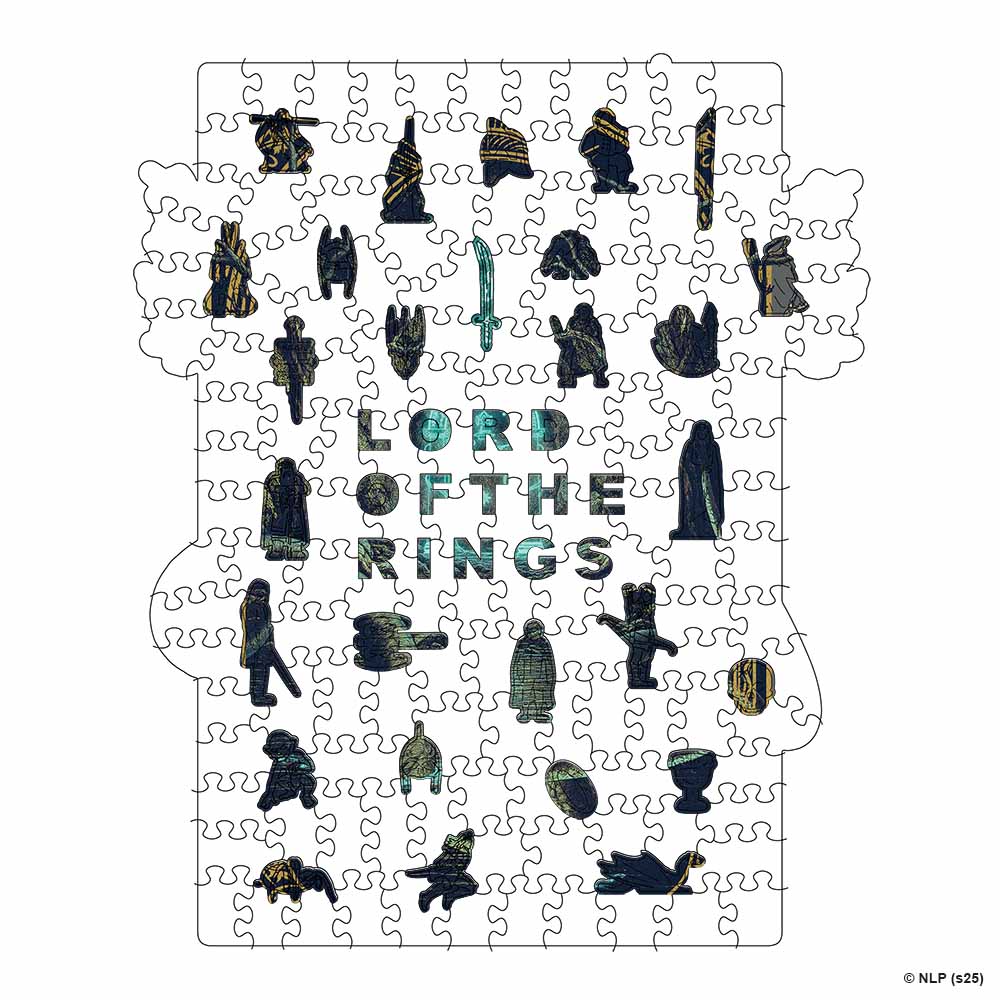 Animal Jigsaw Puzzle > Wooden Jigsaw Puzzle > Jigsaw Puzzle Speak Friend and Enter - Wooden Jigsaw Puzzle