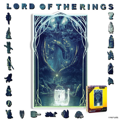 Animal Jigsaw Puzzle > Wooden Jigsaw Puzzle > Jigsaw Puzzle A4 + Wooden Gift Box Lothlórien - Wooden Jigsaw Puzzle