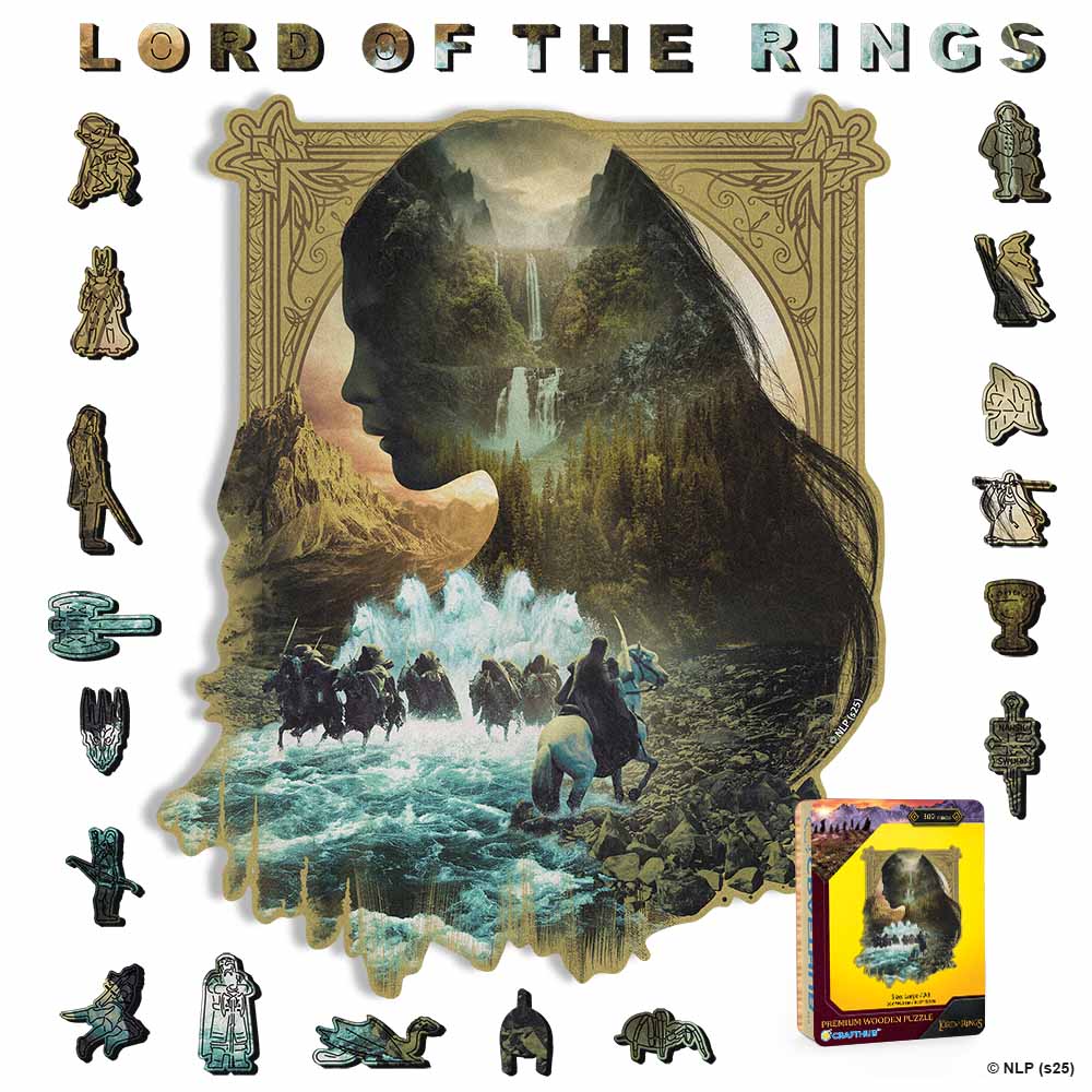 Animal Jigsaw Puzzle > Wooden Jigsaw Puzzle > Jigsaw Puzzle A4 + Wooden Gift Box Arwen’s Ride - Wooden Jigsaw Puzzle