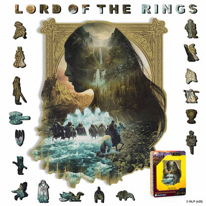 Animal Jigsaw Puzzle > Wooden Jigsaw Puzzle > Jigsaw Puzzle A4 + Wooden Gift Box Arwen’s Ride - Wooden Jigsaw Puzzle