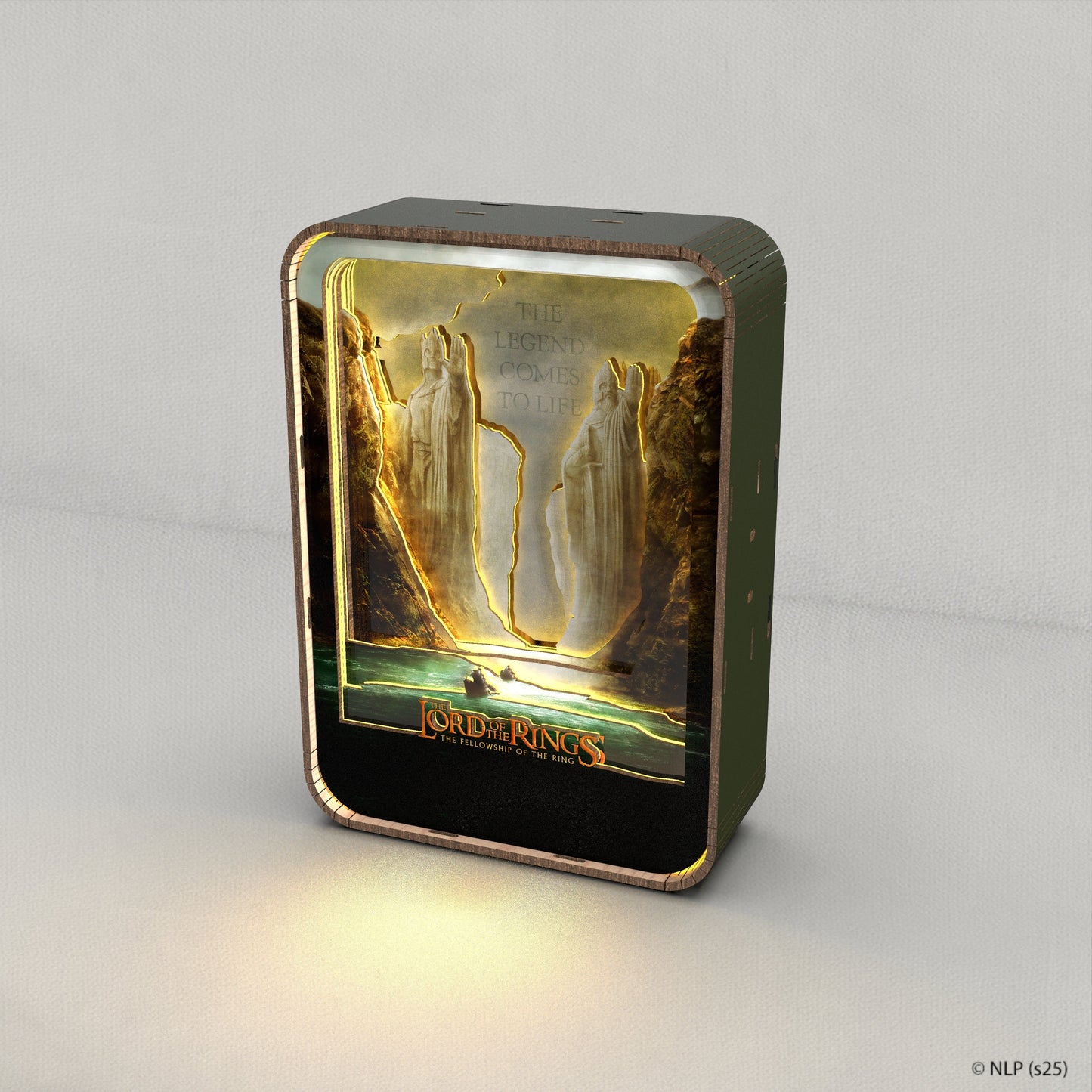3D Holzpuzzle The Gates of Argonath The Gates of Argonath - 3D DIY Wooden Puzzle Night Lamp