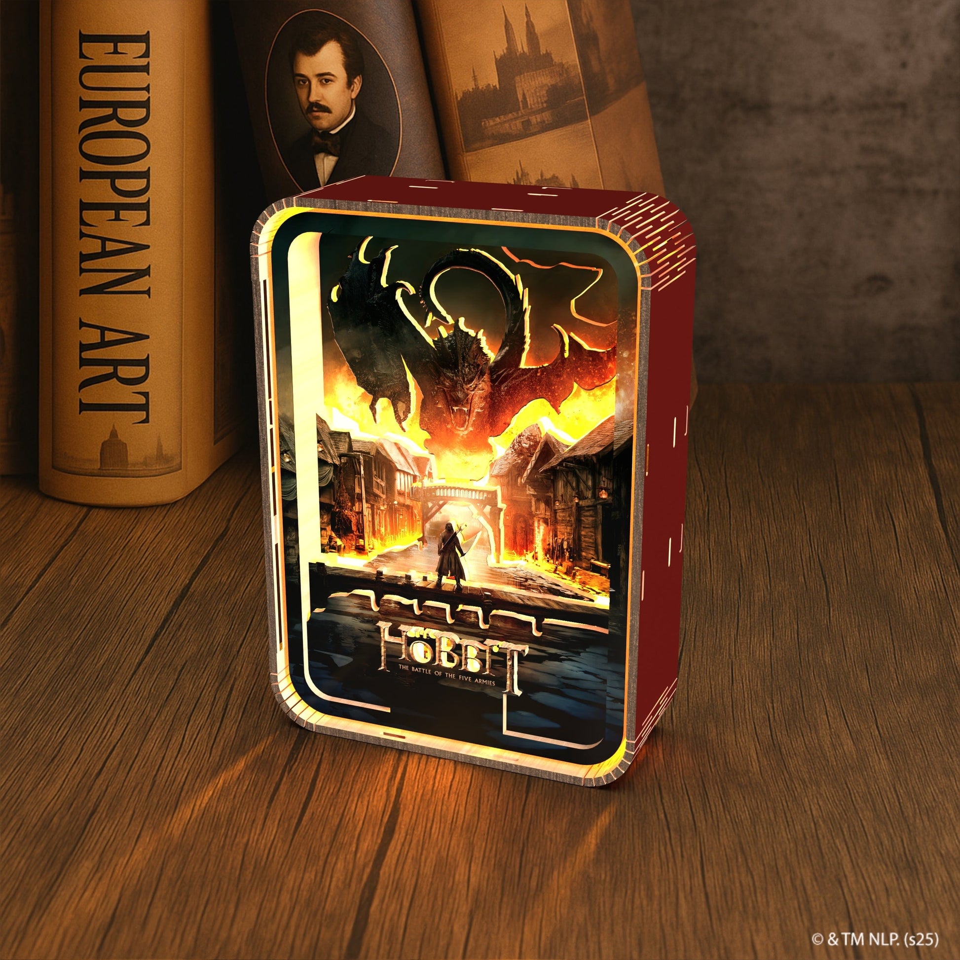 3D Holzpuzzle The Hobbit The Hobbit - 3D DIY Wooden Puzzle Night Lamp