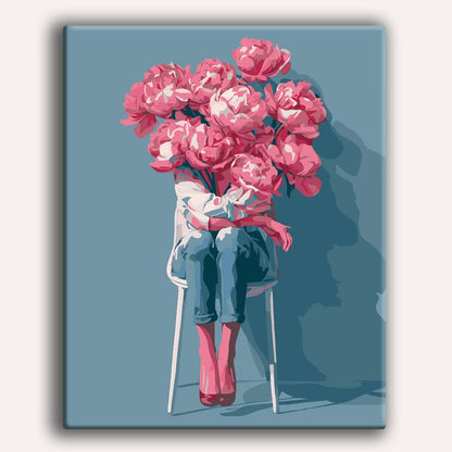 Painting By Numbers Kits 15.7" x 19.6" (40 x 50cm) Rooted in Bloom - Paint By Numbers Kit