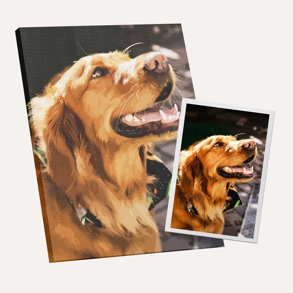 Wooden Jigsaw Puzzle 15.7" x 19.6" (40 x 50cm) Custom Paint by Numbers Kit