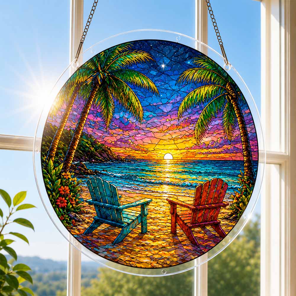 Paradiesblick - Acryl-Puzzle