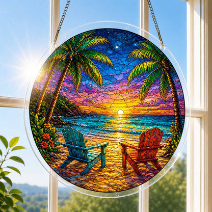 Paradiesblick - Acryl-Puzzle