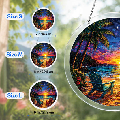 Paradiesblick - Acryl-Puzzle