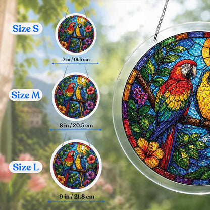 Papageienparadies - Acryl-Puzzle