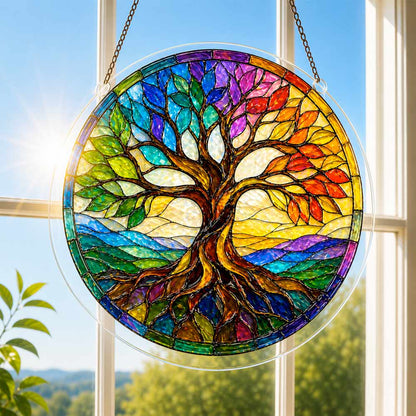 Strahlender Baum - Acryl-Puzzle