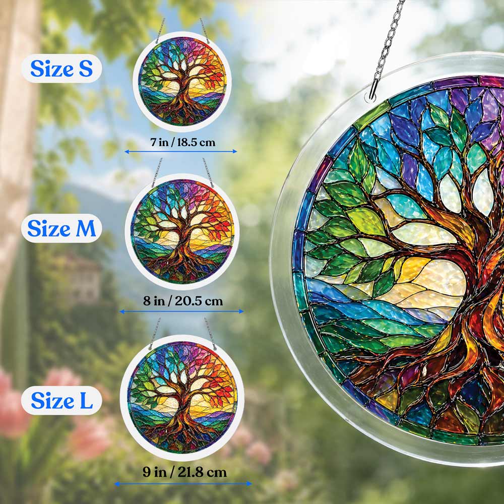 Strahlender Baum - Acryl-Puzzle