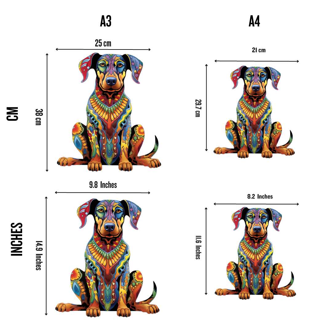 Dobermann Hund - Puzzel