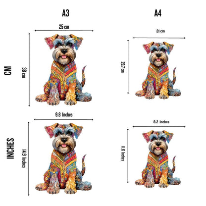 Schnauzer Hund - Puzzel