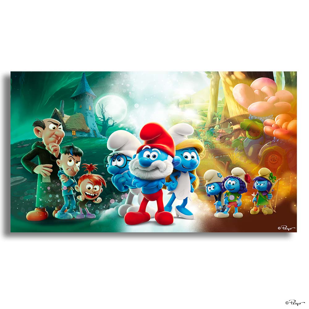 Animal Jigsaw Puzzle > Wooden Jigsaw Puzzle > Jigsaw Puzzle The Smurfs - Wooden Jigsaw Puzzle