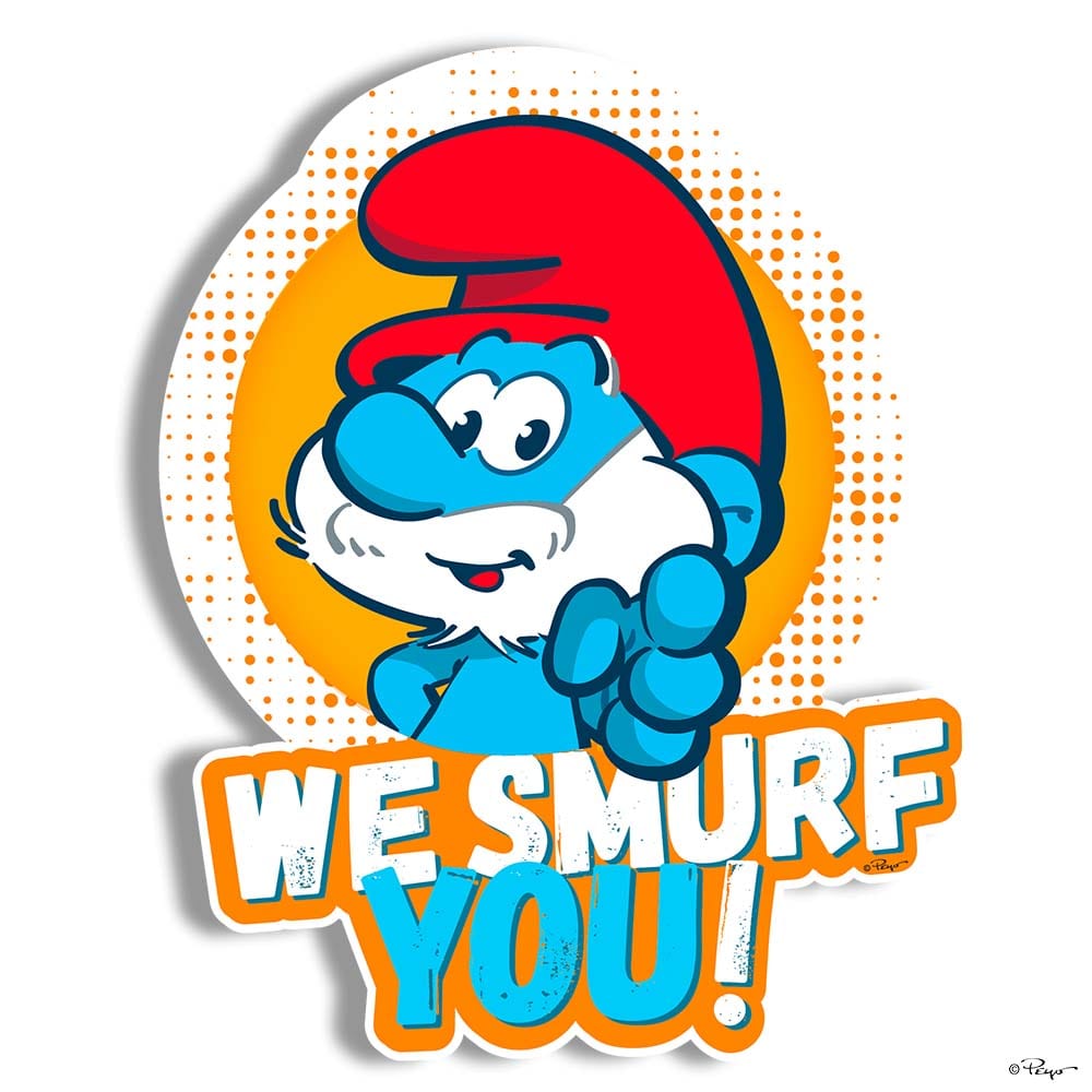 Animal Jigsaw Puzzle > Wooden Jigsaw Puzzle > Jigsaw Puzzle We Smurf You - Wooden Jigsaw Puzzle