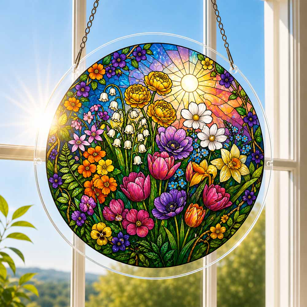 Frühlingsgarten - Acryl-Puzzle
