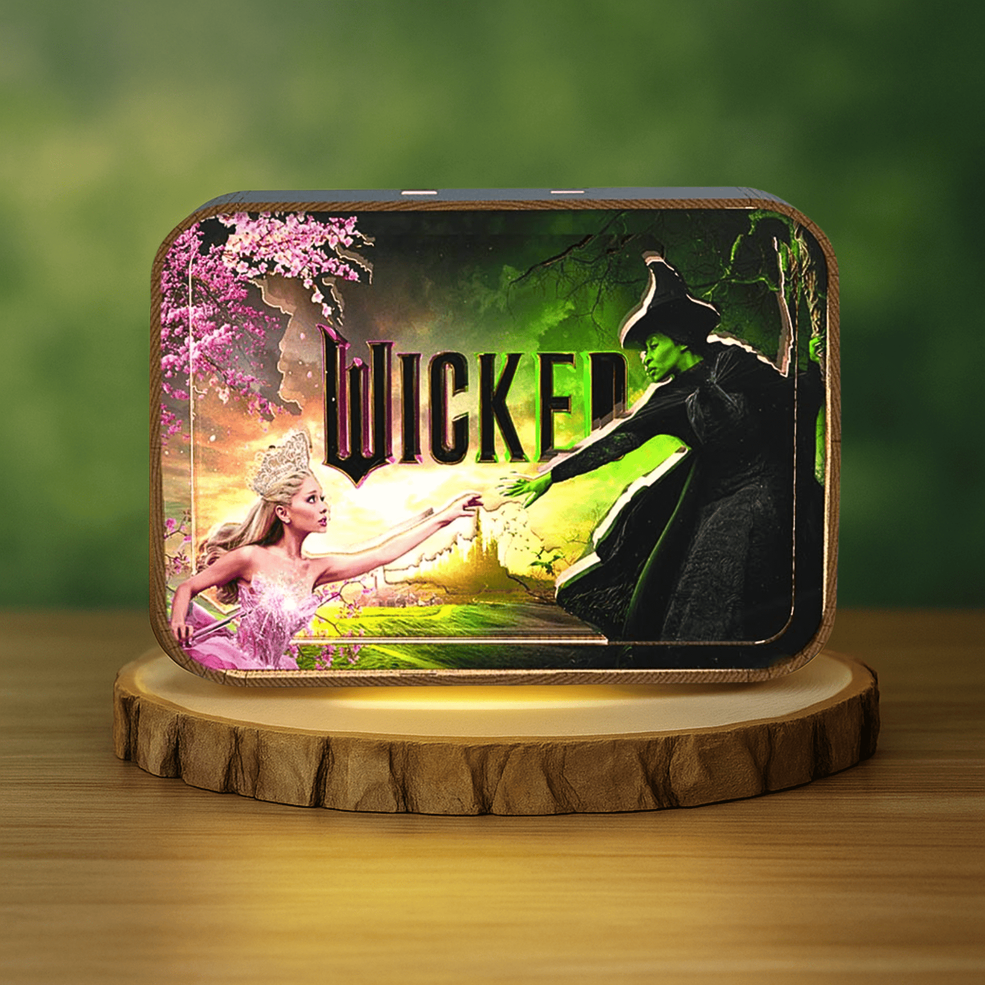 3D Holzpuzzle Wicked Wicked - 3D DIY Wooden Puzzle Night Lamp