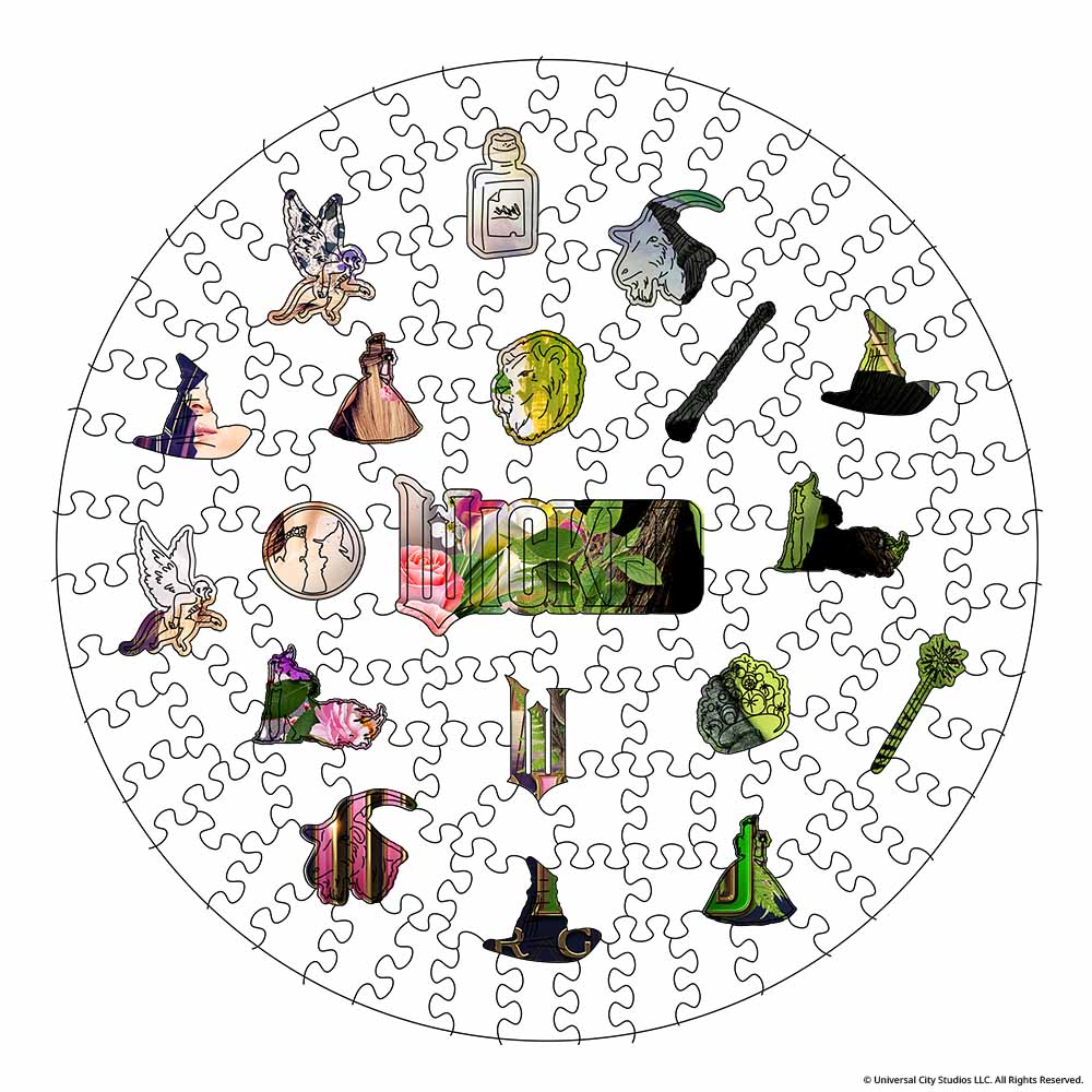 Wooden Jigsaw Puzzles Wicked Magic - Wooden Jigsaw Puzzle