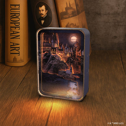 3D Holzpuzzle Hogwarts In The Moonlight Hogwarts In The Moonlight - 3D DIY Wooden Puzzle Night Lamp