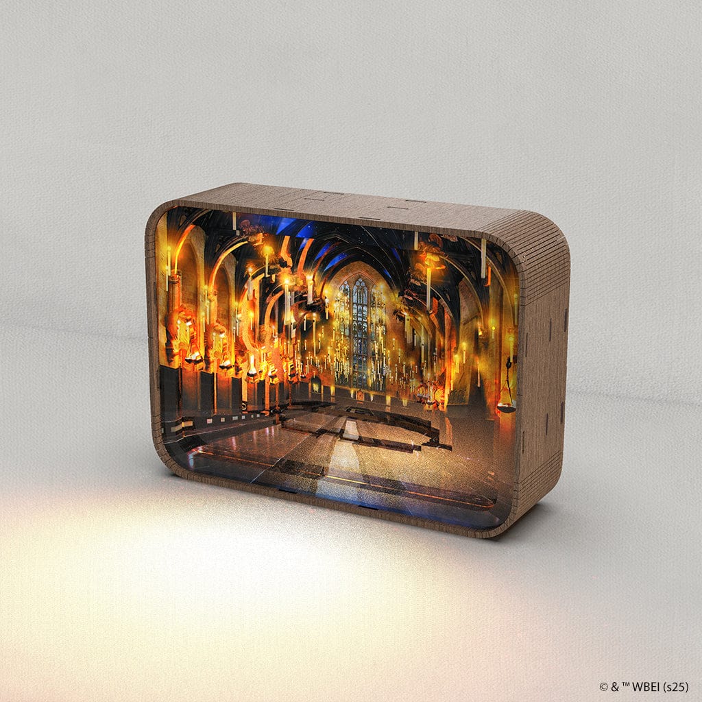 3D Holzpuzzle The Great Hall Harry Potter The Great Hall - 3D DIY Wooden Puzzle Night Lamp