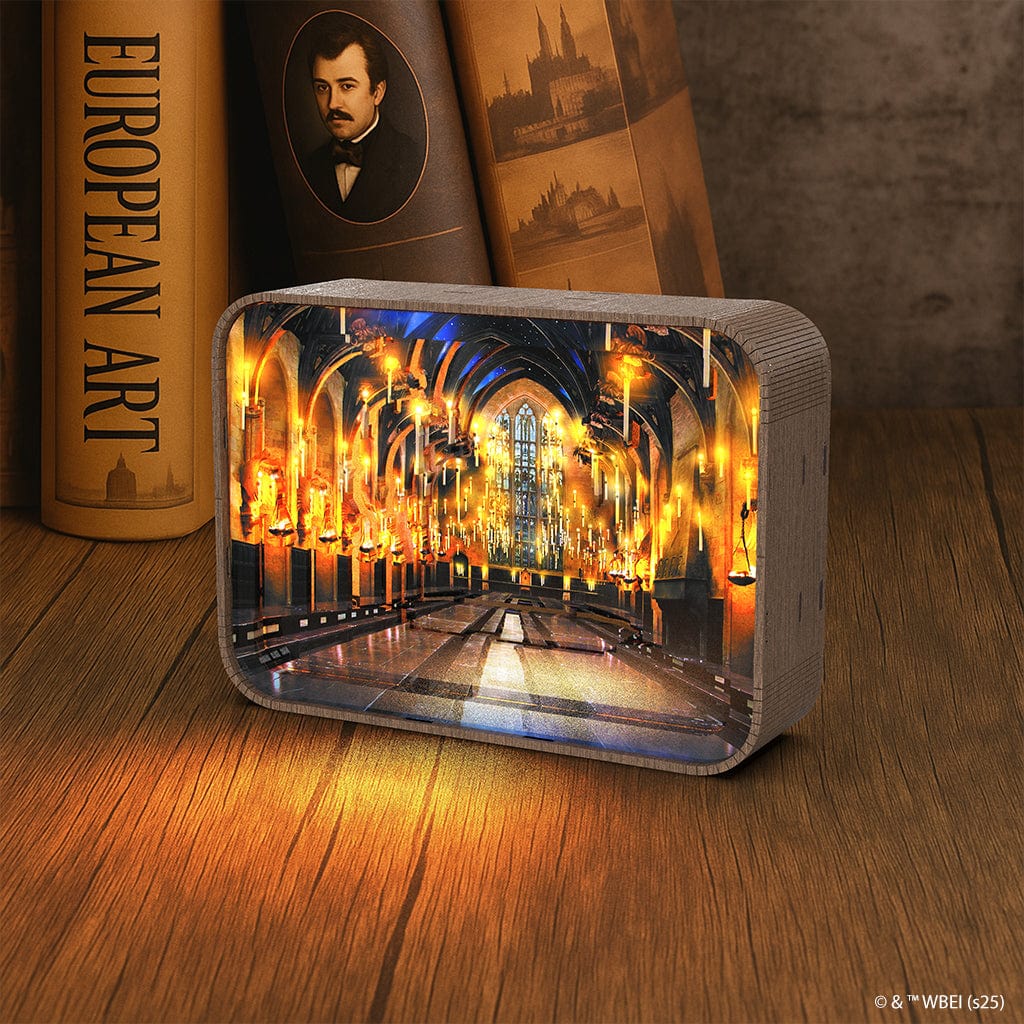 3D Holzpuzzle The Great Hall Harry Potter The Great Hall - 3D DIY Wooden Puzzle Night Lamp