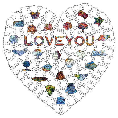 Animal Jigsaw Puzzle > Wooden Jigsaw Puzzle > Jigsaw Puzzle Tree of Love - Jigsaw Puzzle