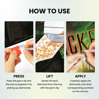 24.4 x 13.8" / 62cm x 35cm Wicked - Diamond Painting Kit