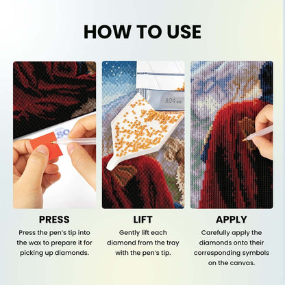 17.7" x 21.7" / 45cm x 55cm Superman & Krypto - Diamond Painting Kit