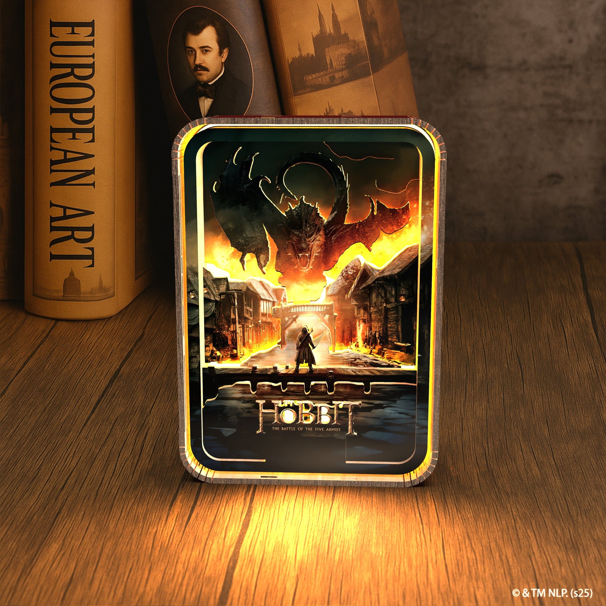 3D Holzpuzzle The Hobbit The Hobbit - 3D DIY Wooden Puzzle Night Lamp