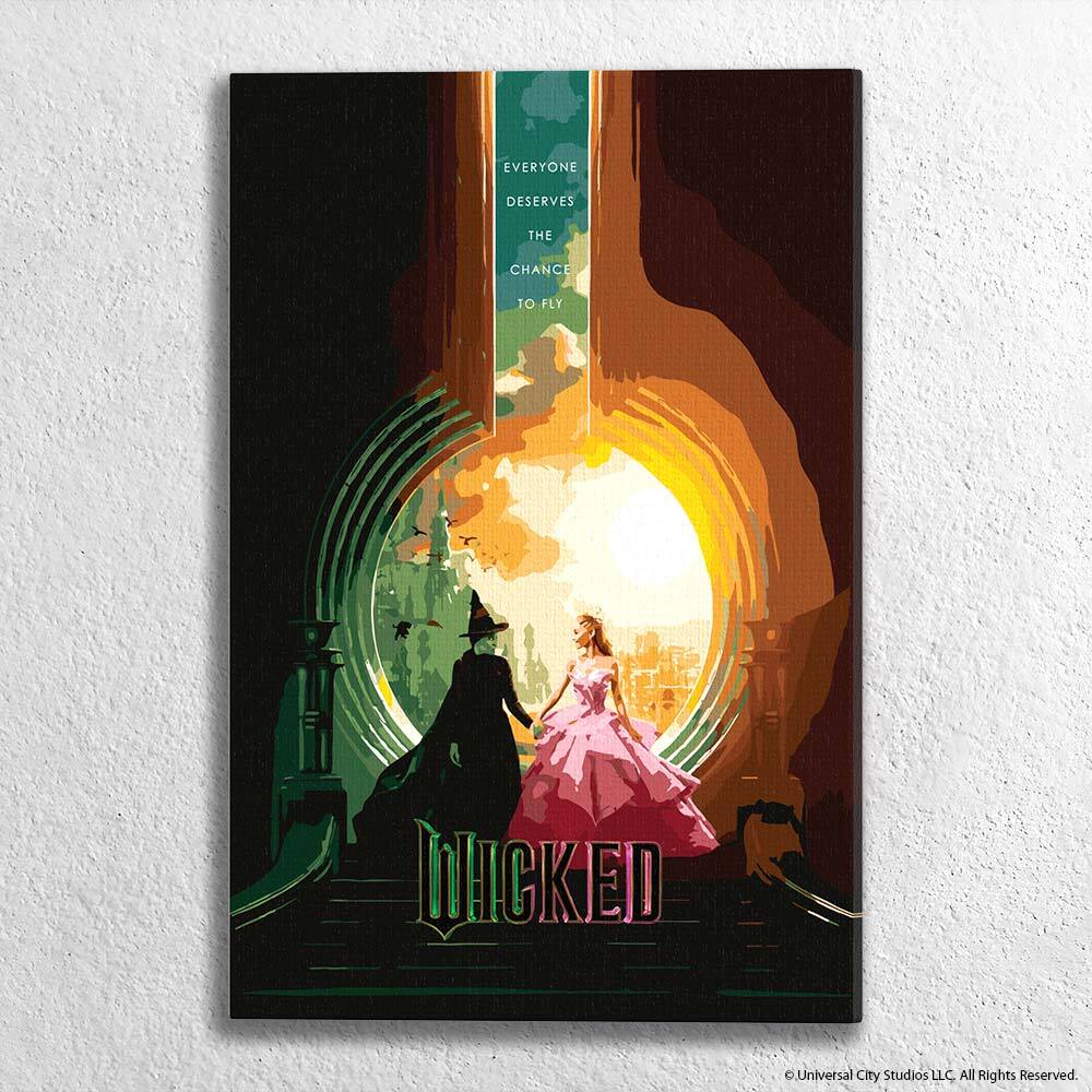 Painting By Numbers Kits 15.7" x 23.6" (40x60cm) Wicked: Journey to the Emerald City - Paint By Numbers Kit