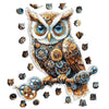 Animal Jigsaw Puzzle > Wooden Jigsaw Puzzle > Jigsaw Puzzle A5 Steampunk Owl - Jigsaw Puzzle