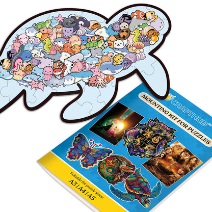 Meeresleben - Holzpuzzle