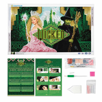 24.4 x 13.8" / 62cm x 35cm Wicked - Diamond Painting Kit