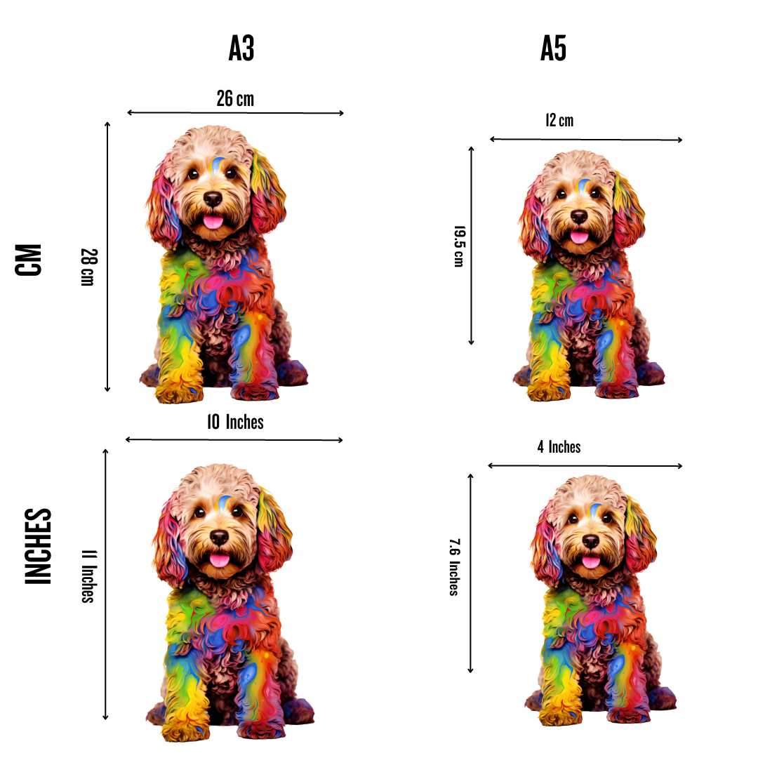 Animal Jigsaw Puzzle > Wooden Jigsaw Puzzle > Jigsaw Puzzle Cockapoo - Jigsaw Puzzle