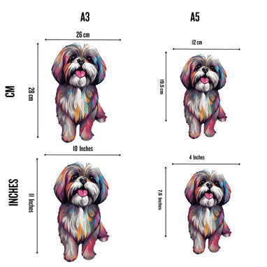 Animal Jigsaw Puzzle > Wooden Jigsaw Puzzle > Jigsaw Puzzle Shih Tzu - Jigsaw Puzzle