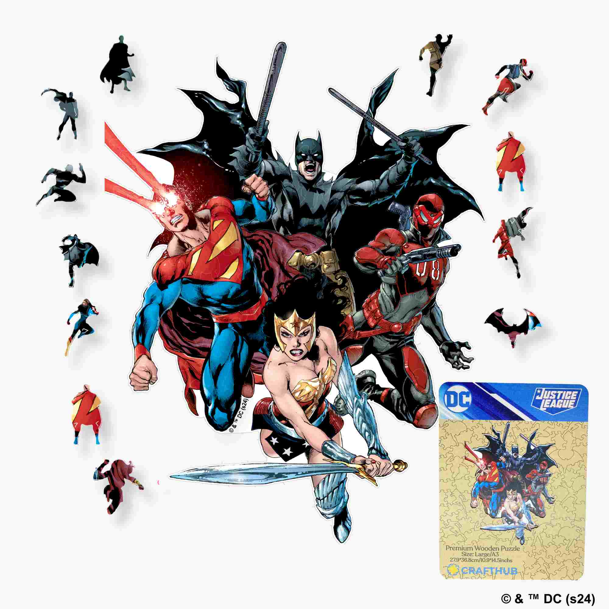 Animal Jigsaw Puzzle > Wooden Jigsaw Puzzle > Jigsaw Puzzle Justice League Jigsaw Puzzle