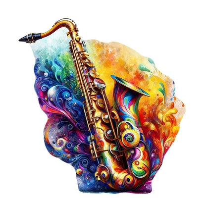 Animal Jigsaw Puzzle > Wooden Jigsaw Puzzle > Jigsaw Puzzle A4 Saxophone - Jigsaw Puzzle