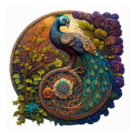 Pfau Yin Yang - Puzzel