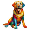 Gelber Labrador Hund - Diamant Malset
