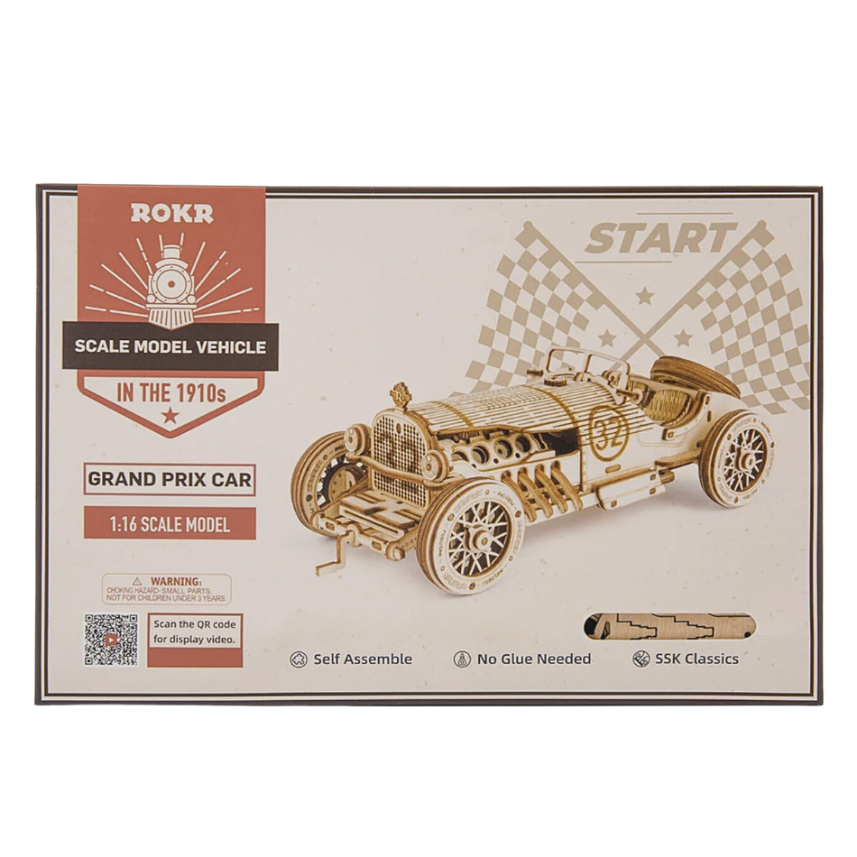 Grand Prix Automodell 3D-Holzpuzzle