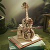 Lade das Bild in den Galerie-Viewer, Magische Cello-Spieluhr 3D-Holzpuzzle