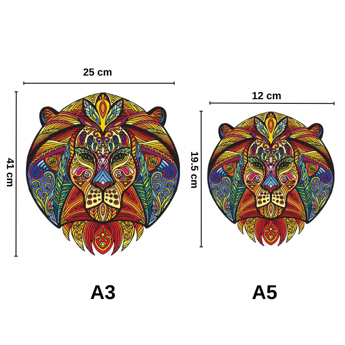 Regenbogenlöwe - Puzzel