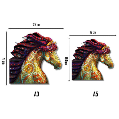 Weisheits Pferd - Puzzel