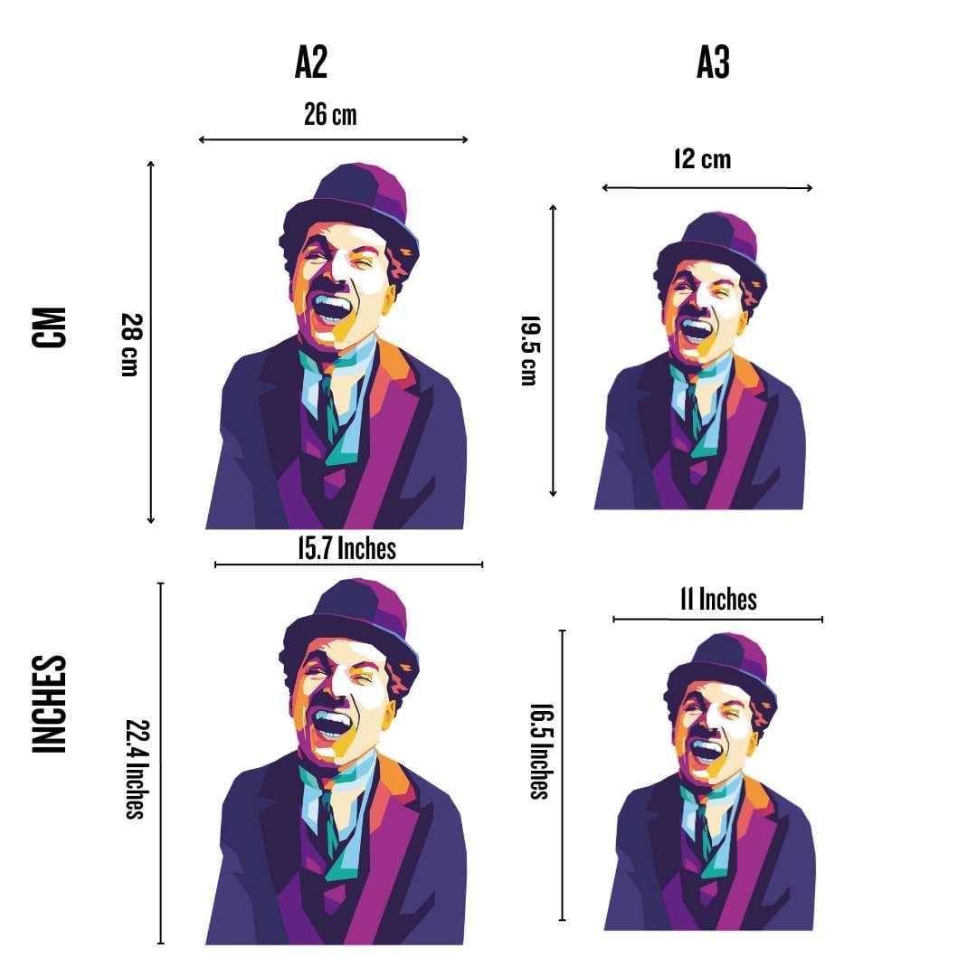 Animal Jigsaw Puzzle > Wooden Jigsaw Puzzle > Jigsaw Puzzle Charlie Chaplin Laughing - Jigsaw Puzzle