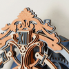 Romantische Zahnraduhr 3D-Holzpuzzle