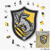 Animal Jigsaw Puzzle > Wooden Jigsaw Puzzle > Jigsaw Puzzle A3 Hufflepuff Crest - House Prides Wooden Jigsaw Puzzle