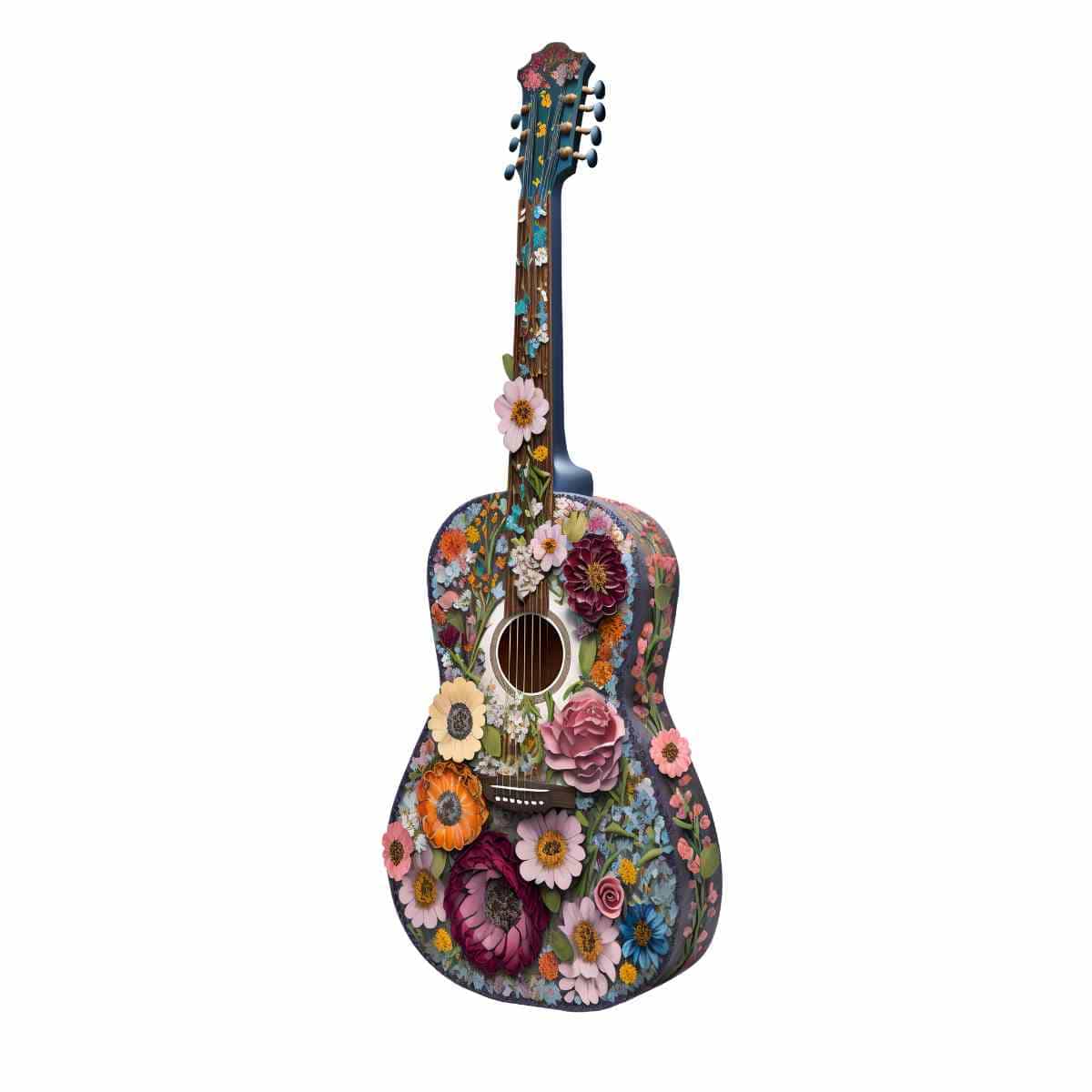 Animal Jigsaw Puzzle > Wooden Jigsaw Puzzle > Jigsaw Puzzle A4 Guitar - Jigsaw Puzzle