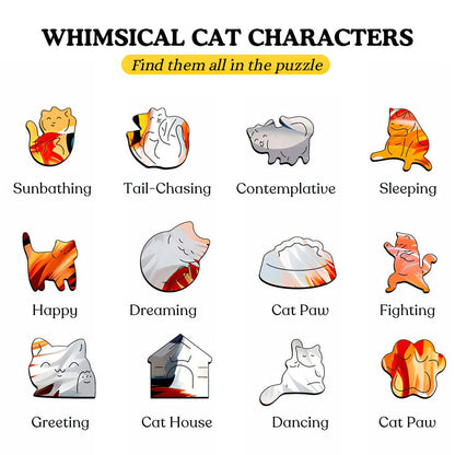 Animal Jigsaw Puzzle > Wooden Jigsaw Puzzle > Jigsaw Puzzle Aegean Cat - Jigsaw Puzzle